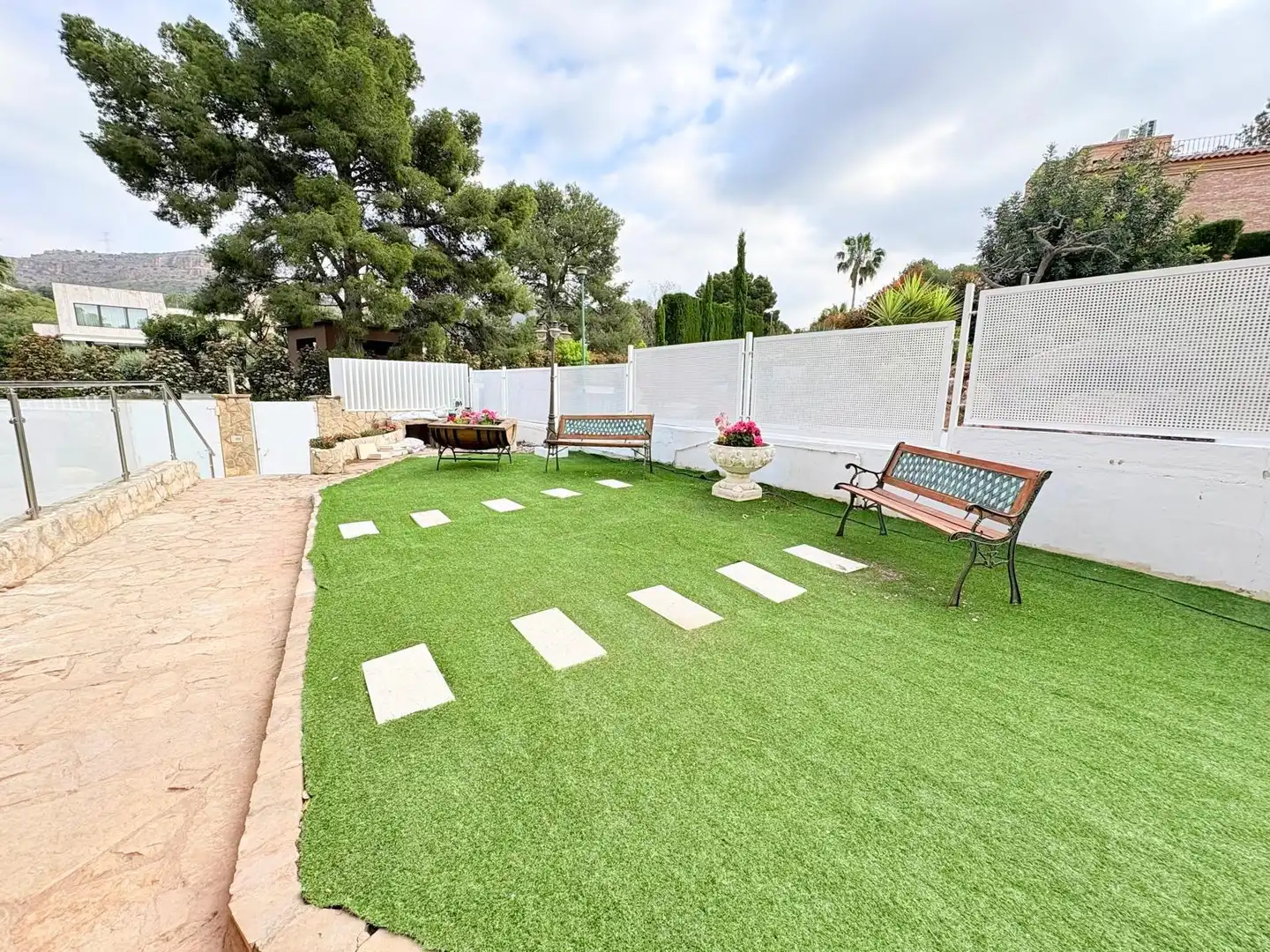 Terraza de Casa o chalet en venta en Alfinach - Los Monasterios