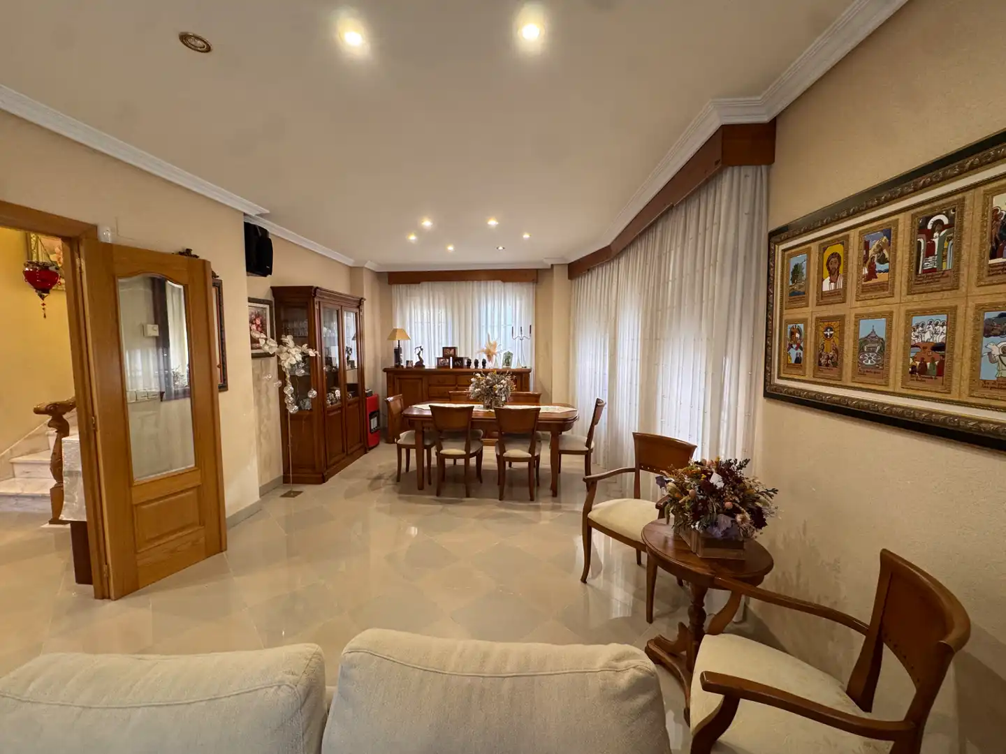 Comedor de Casa o chalet en venta en Caravaca de la Cruz con Aire acondicionado, Calefacción y Jardín privado
