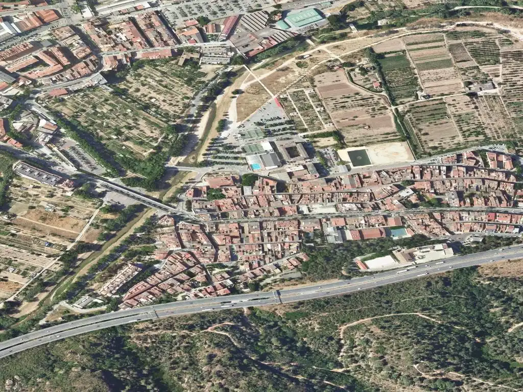 Vista exterior de Pis en venda en Martorell