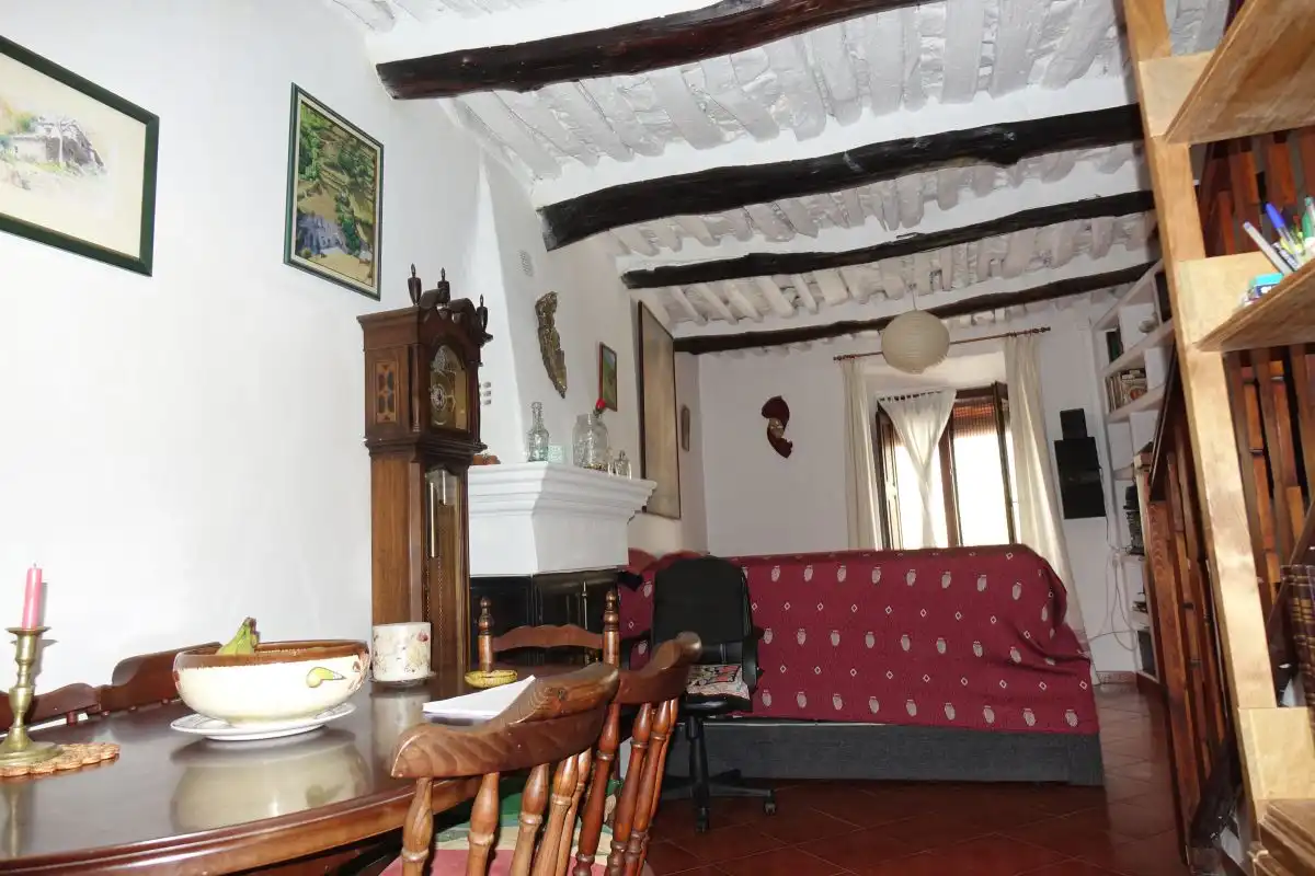 Sala d'estar de Casa o xalet en venda en Capileira amb Moblat i Balcó