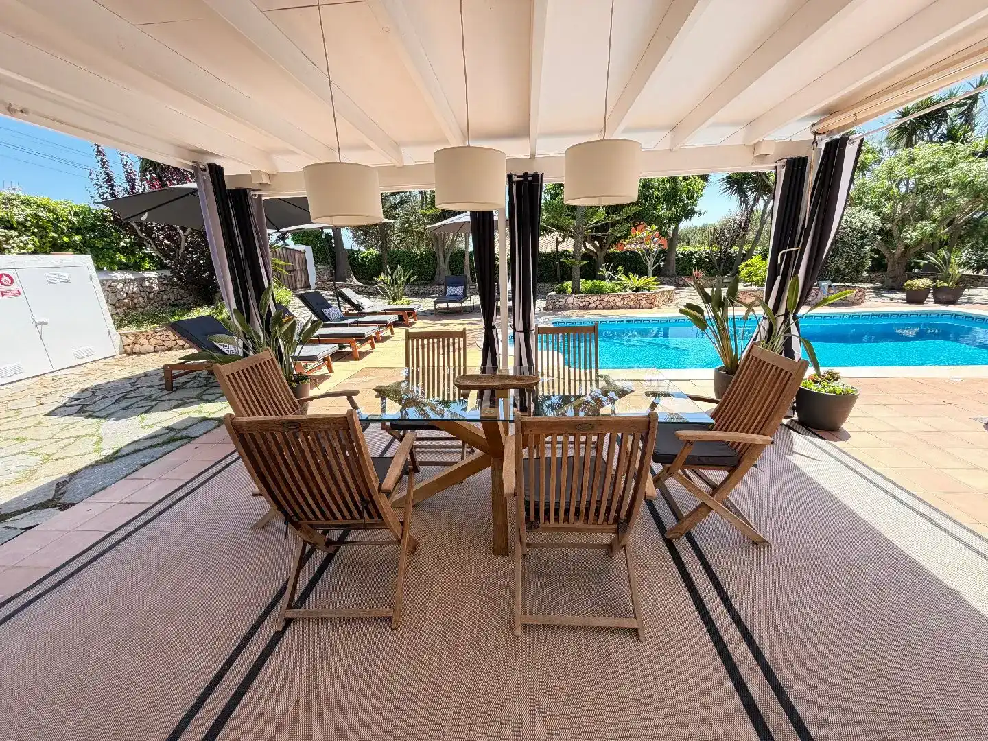 Terrace of Flat for sale in Sant Lluís  with Air Conditioner, Private garden and Parquet flooring