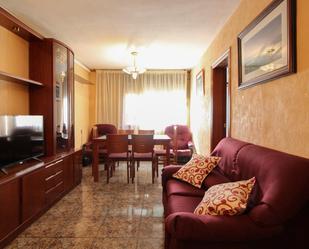 Sala d'estar de Pis en venda en  Barcelona Capital amb Aire condicionat, Parquet i Moblat