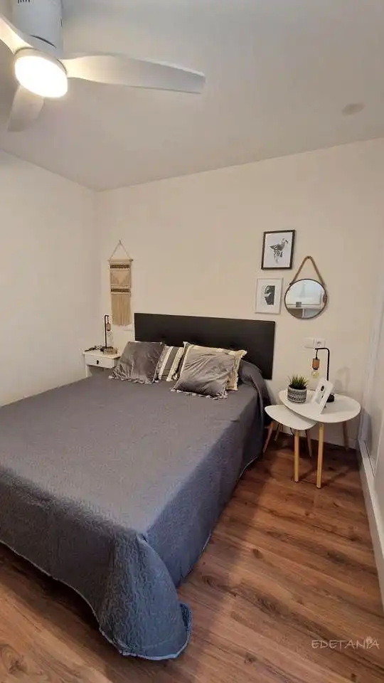 Schlafzimmer von Wohnung zur Miete in Moncada mit Klimaanlage und Möbliert