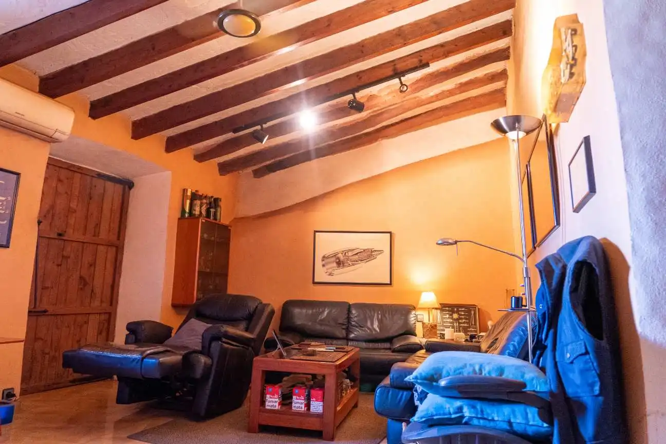 Living room of Detached homes for sale in Santanyí  with Air Conditioner, Private garden and Terrace