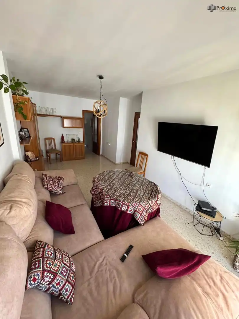 Living room of Flat for sale in Écija  with Air Conditioner, Terrace and Furnished