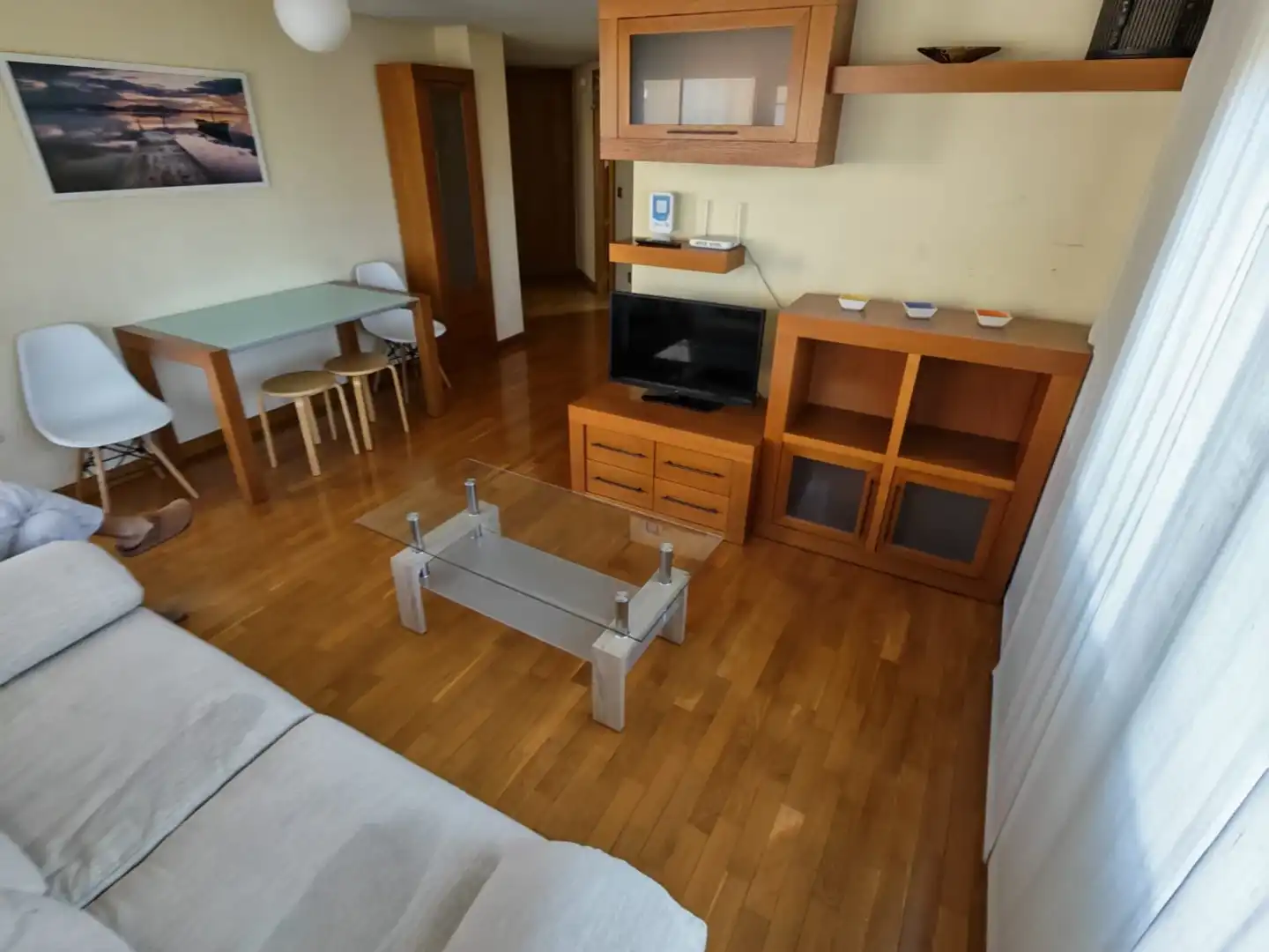 Living room of Flat for rent in Murcia  with Air Conditioner, Heating and Terrace