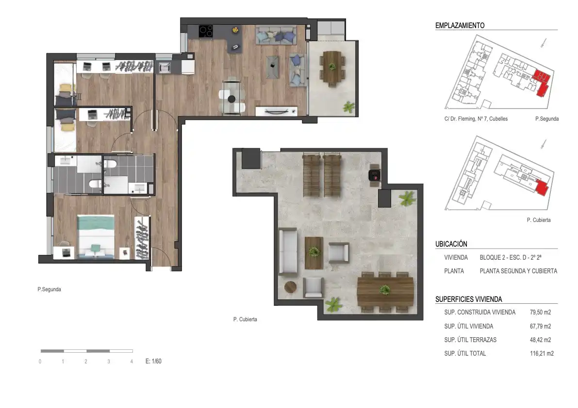 Flat for sale in Cubelles  with Air Conditioner, Heating and Terrace
