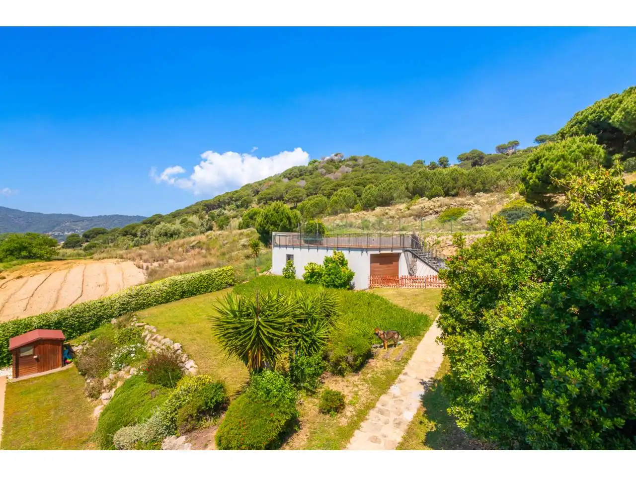 Jardí de Finca rústica en venda en Argentona amb Aire condicionat, Calefacció i Jardí privat