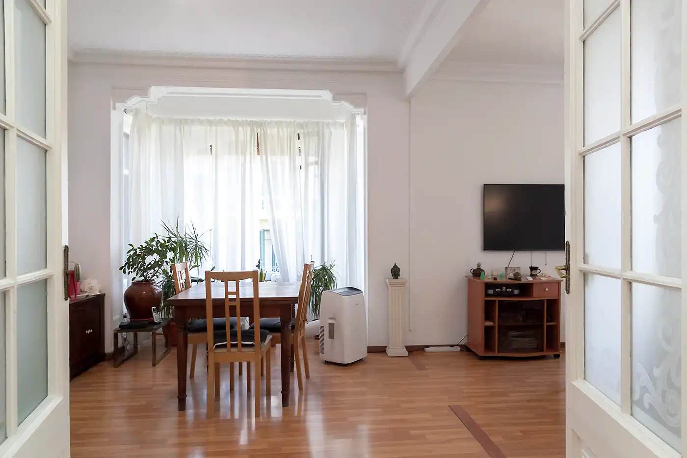 Sala de estar de Piso en venta en Barcelona con Balcón