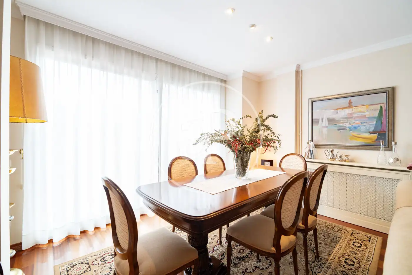 Dining room of Flat for rent in Barcelona  with Air Conditioner, Heating and Terrace