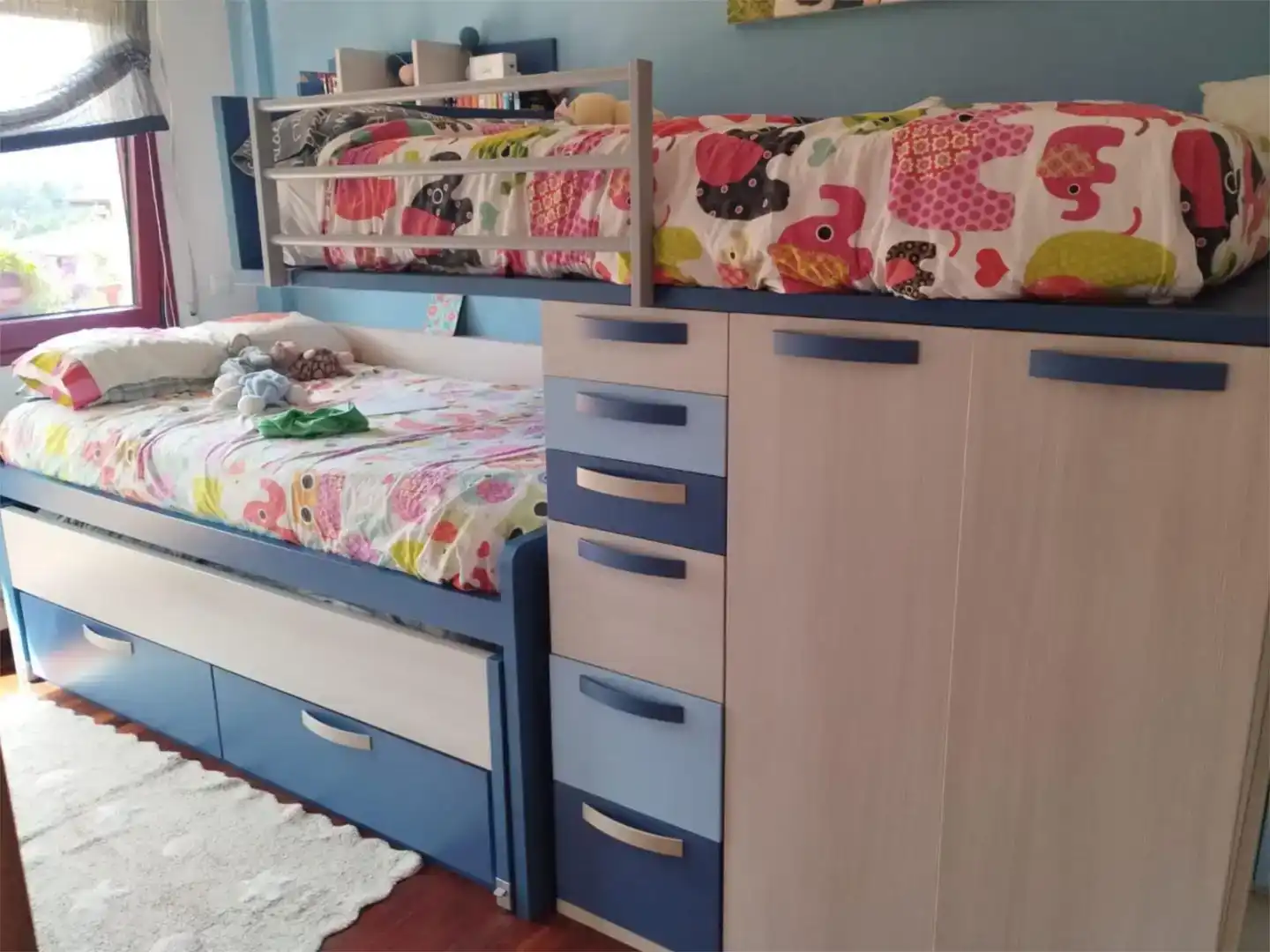 Bedroom of Detached homes for rent in Areatza  with Private garden, Parquet flooring and Furnished