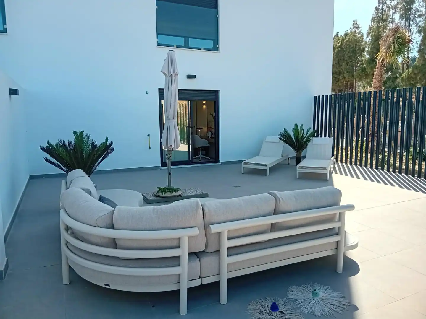 Terraza de Piso en venta en Mijas con Aire acondicionado, Jardín privado y Terraza
