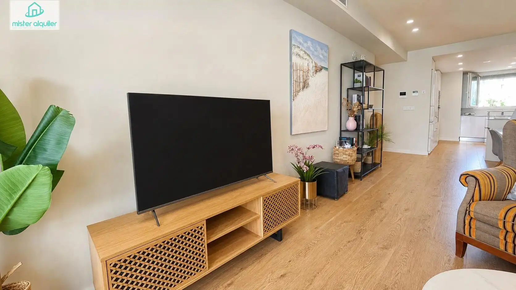 Living room of Apartments for rent in El Campello  with Air Conditioner, Heating and Private garden