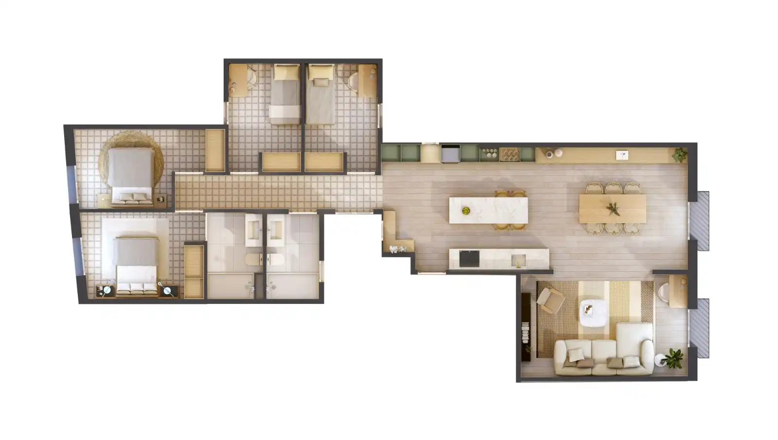 Appartamento con terrazza in vendita a Carrer del Cometa, imagen 4