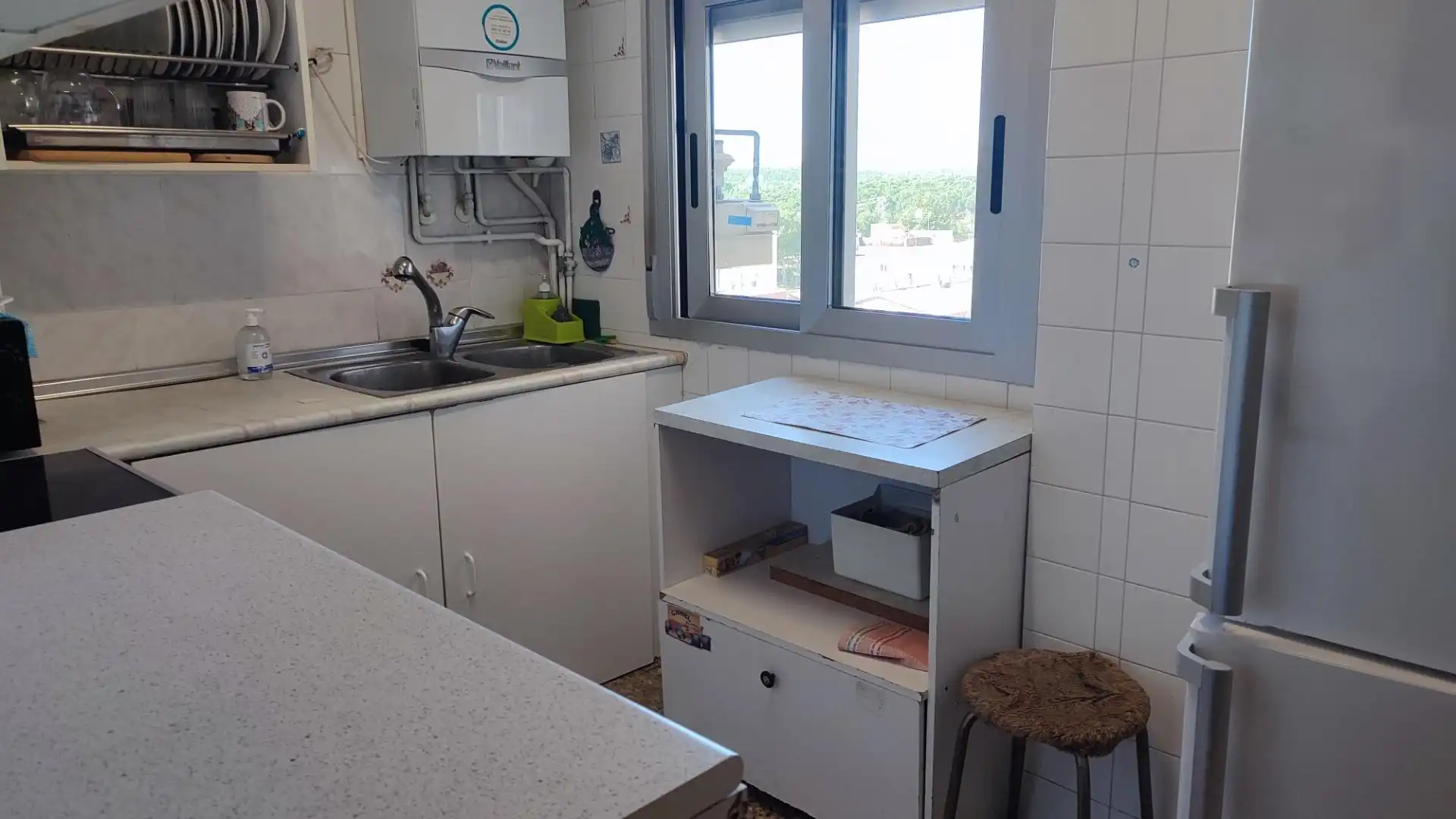 Kitchen of Flat for sale in Zaragoza  with Air Conditioner, Heating and Terrace