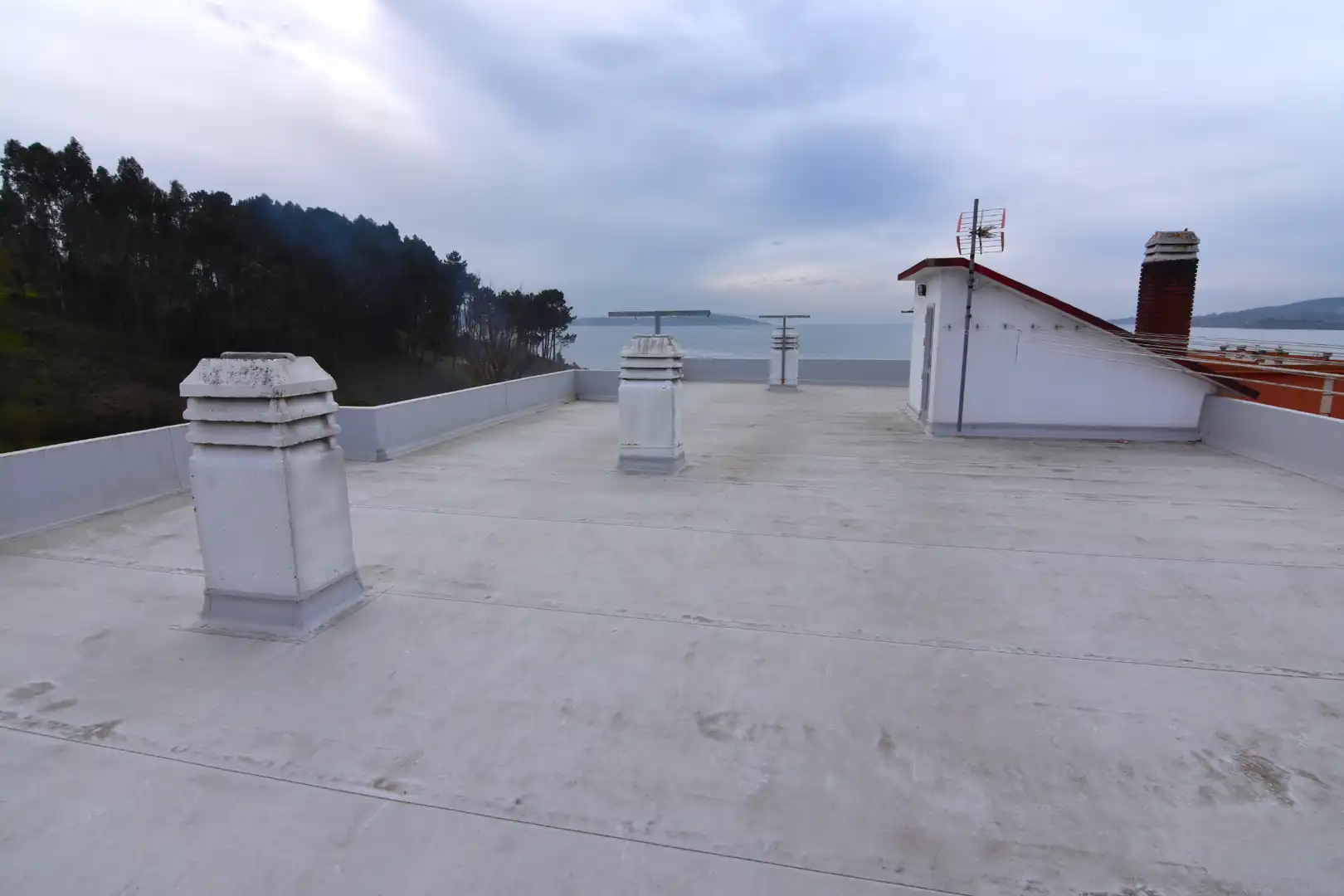Terraza de Piso en venta en Pontedeume con Calefacción, Parquet y Terraza