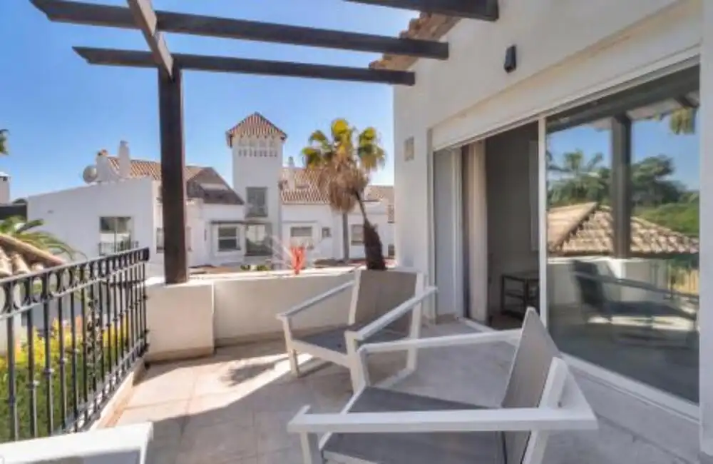 Terraza de Casa o chalet de alquiler en Marbella con Aire acondicionado, Jardín privado y Terraza