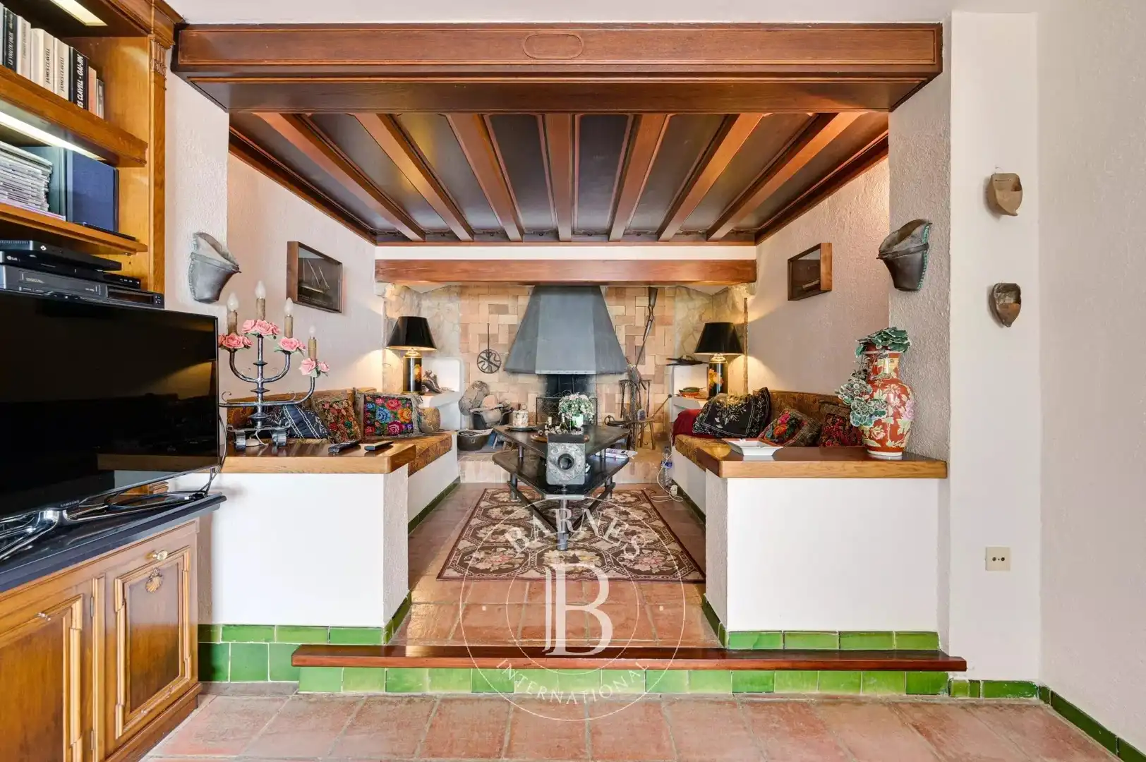 Sala d'estar de Casa o xalet en venda en Lloret de Mar amb Aire condicionat, Calefacció i Jardí privat