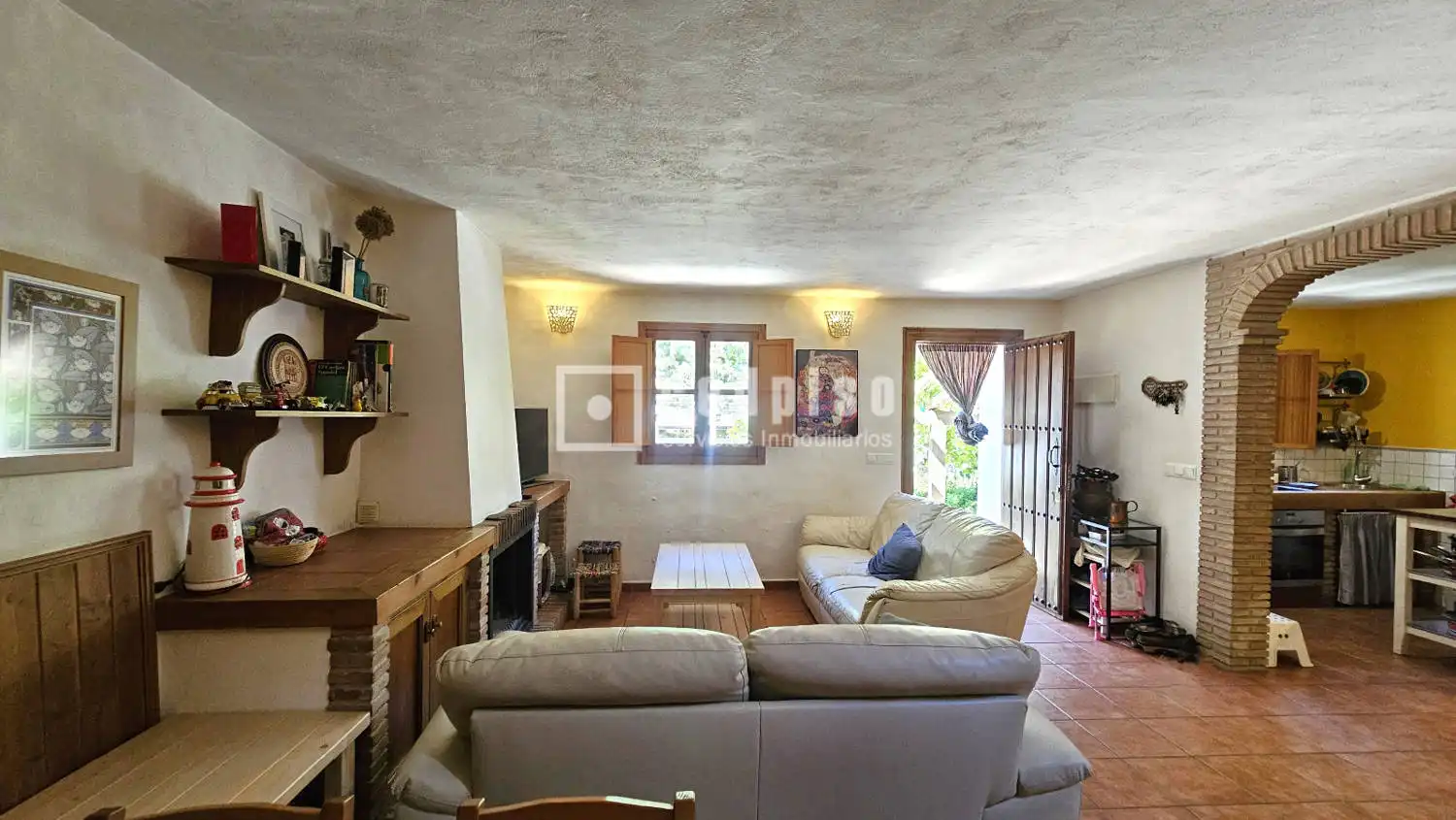 Sala de estar de Casa o chalet en venta en Arriate con Calefacción, Jardín privado y Terraza