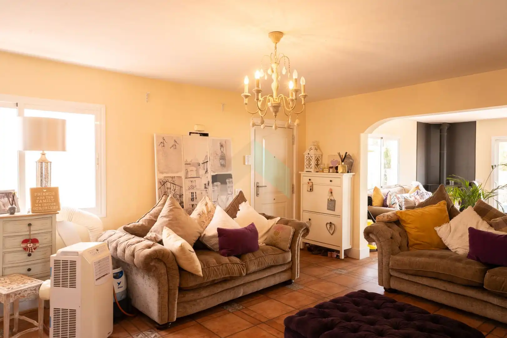 Sala d'estar de Casa o xalet en venda en San Miguel de Abona amb Aire condicionat, Calefacció i Jardí privat