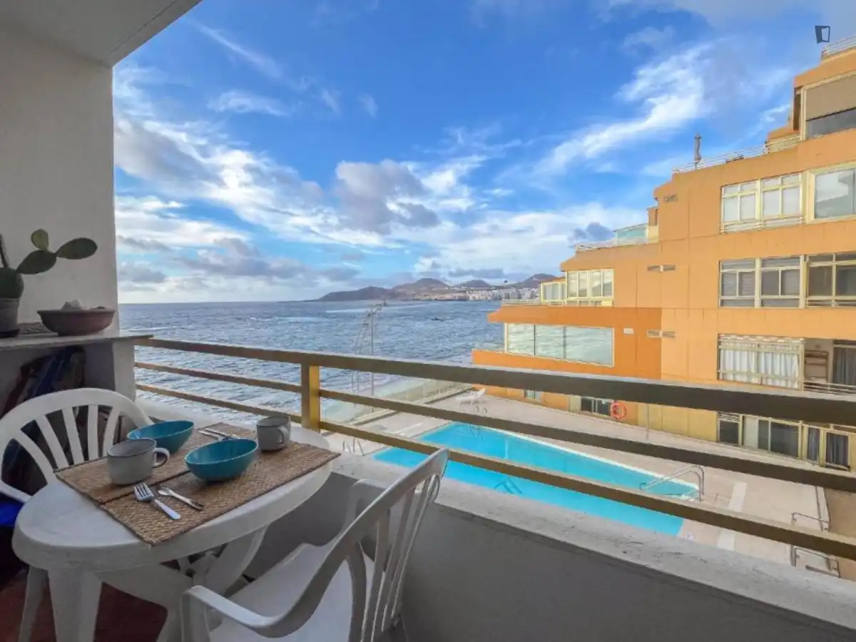 Vista exterior de Apartament de lloguer en Las Palmas de Gran Canaria amb Moblat, Rentadora i Microones