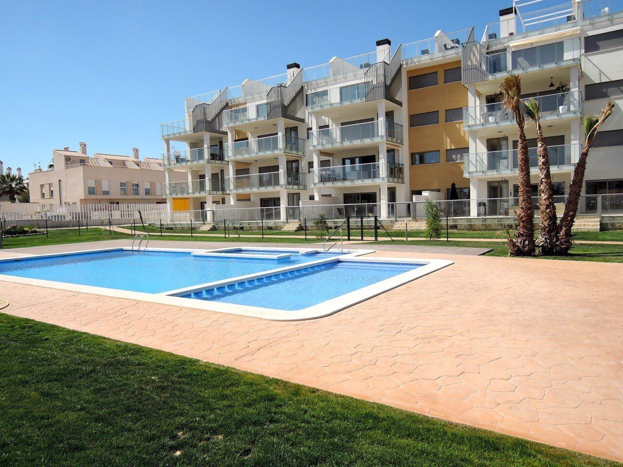 Swimming pool of Apartment for sale in Orihuela  with Heating, Private garden and Swimming Pool