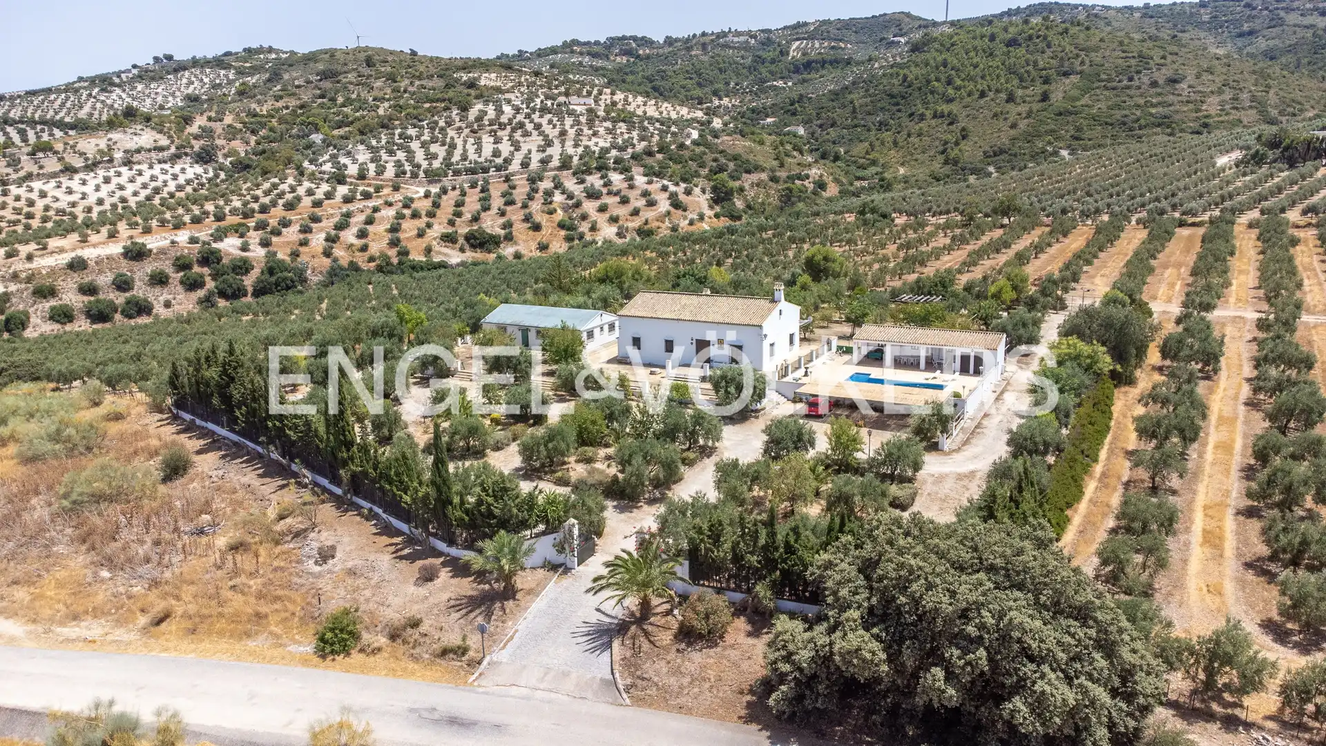 Vista exterior de Casa o chalet en venta en Osuna con Calefacción, Jardín privado y Piscina