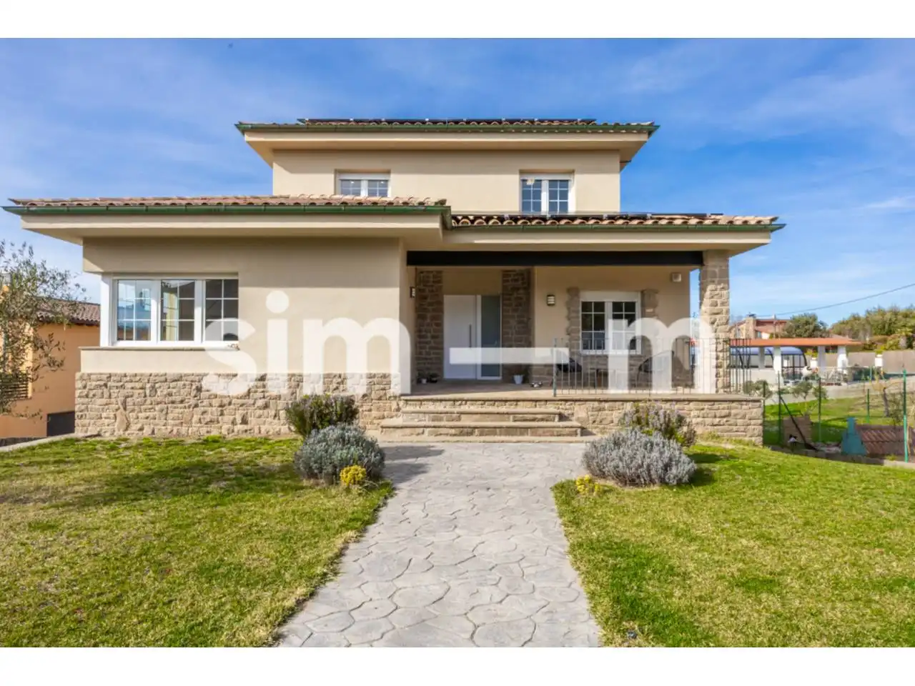Vista exterior de Casa o xalet en venda en Taradell amb Aire condicionat, Calefacció i Jardí privat