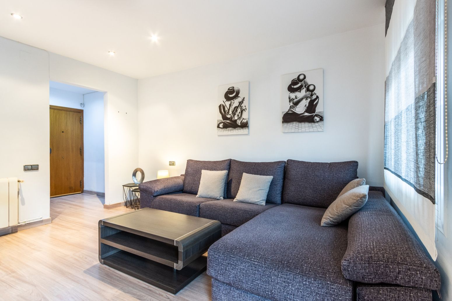 Sala d'estar de Pis en venda en Terrassa amb Aire condicionat, Calefacció i Parquet