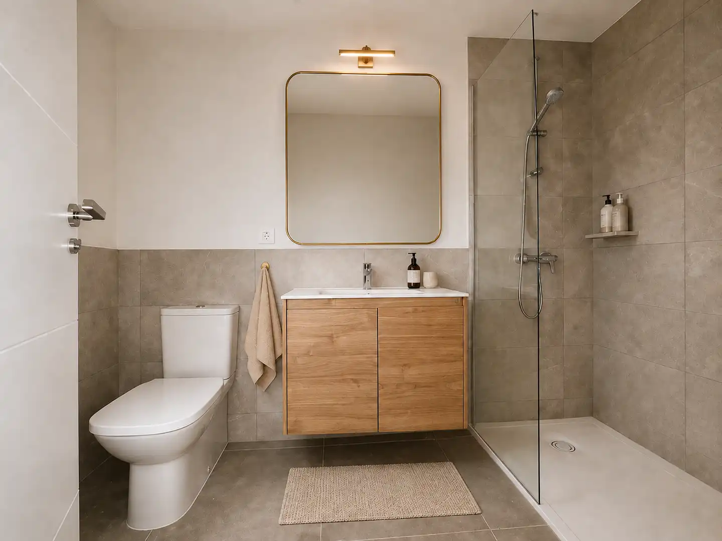 Baño de Planta baja en venta en Mijas con Aire acondicionado, Terraza y Piscina