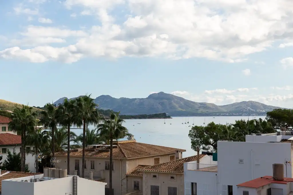 Außenansicht von Dachboden zum Verkauf in Pollença mit Klimaanlage, Heizung und Terrasse