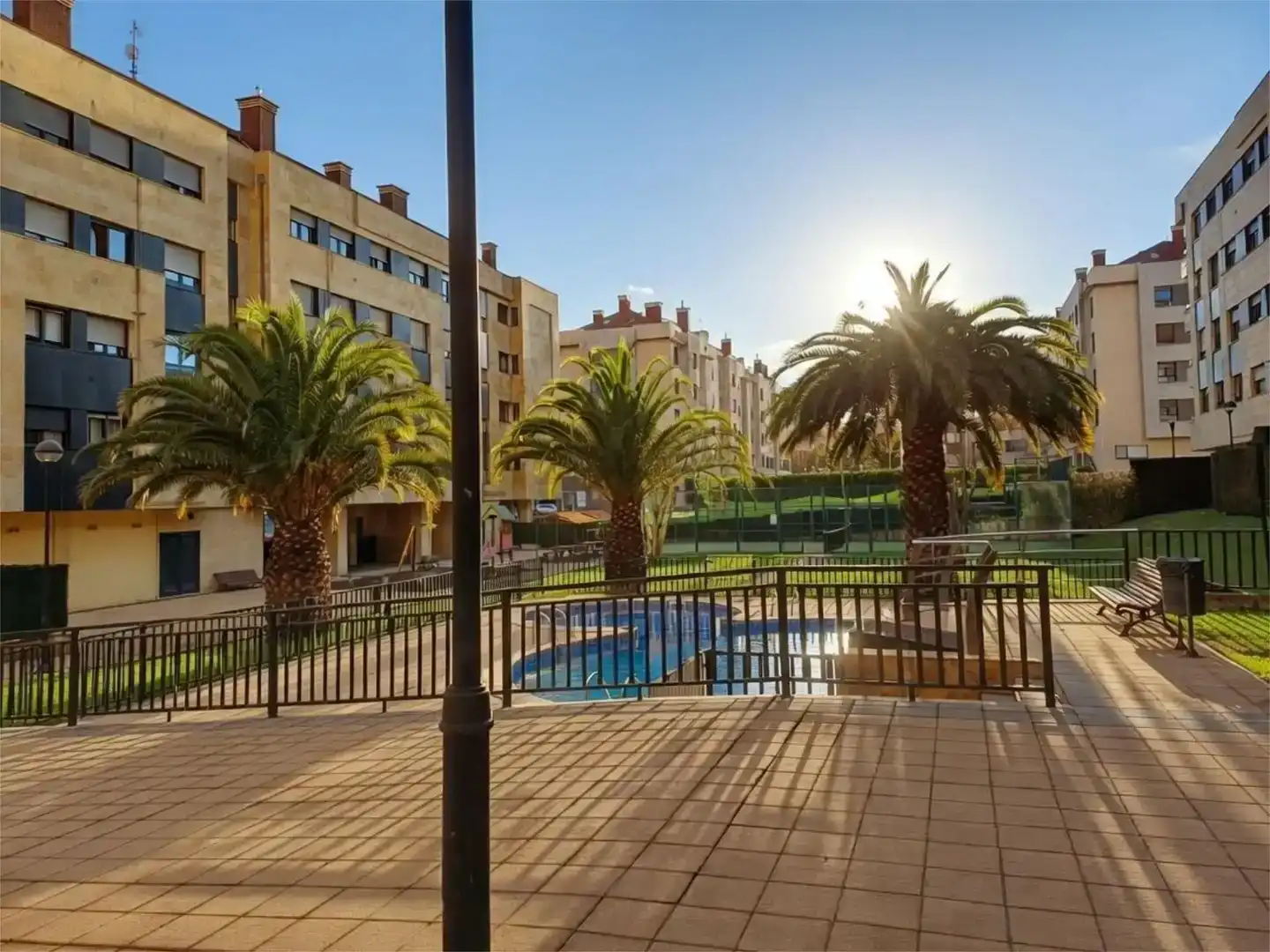 Exterior view of Flat for sale in Gijón   with Swimming Pool
