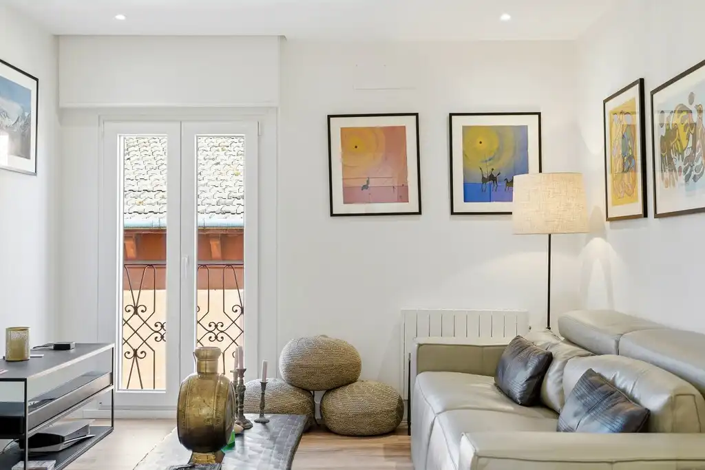 Sala d'estar de Apartament en venda en  Palma de Mallorca amb Aire condicionat, Calefacció i Parquet