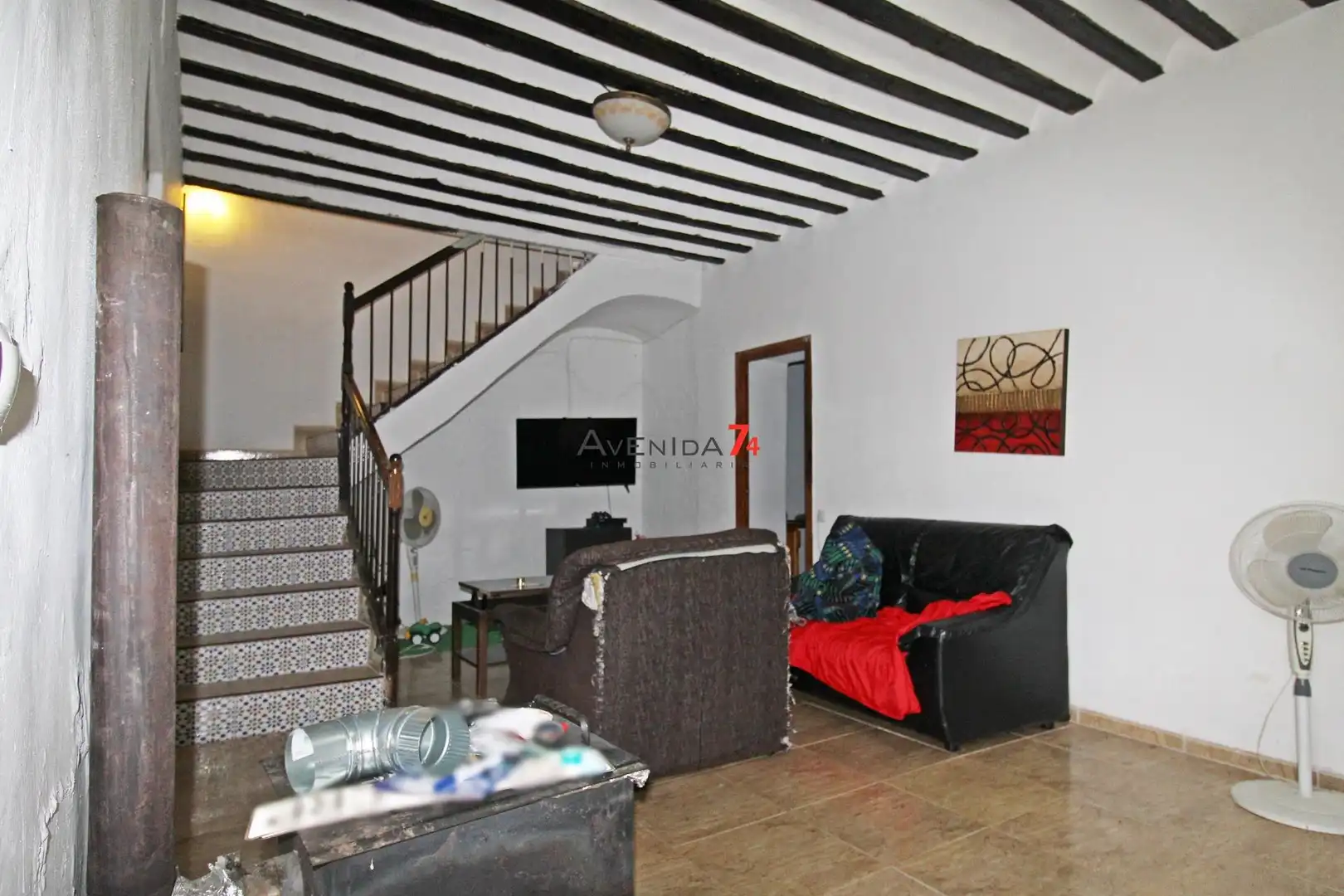 Sala de estar de Casa o chalet en venta en Lorca con Jardín privado, Terraza y Amueblado