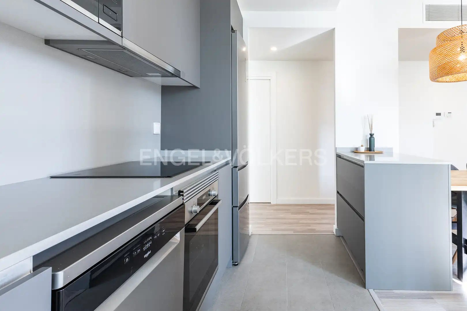 Kitchen of Flat for sale in Sant Adrià de Besòs  with Air Conditioner, Heating and Parquet flooring