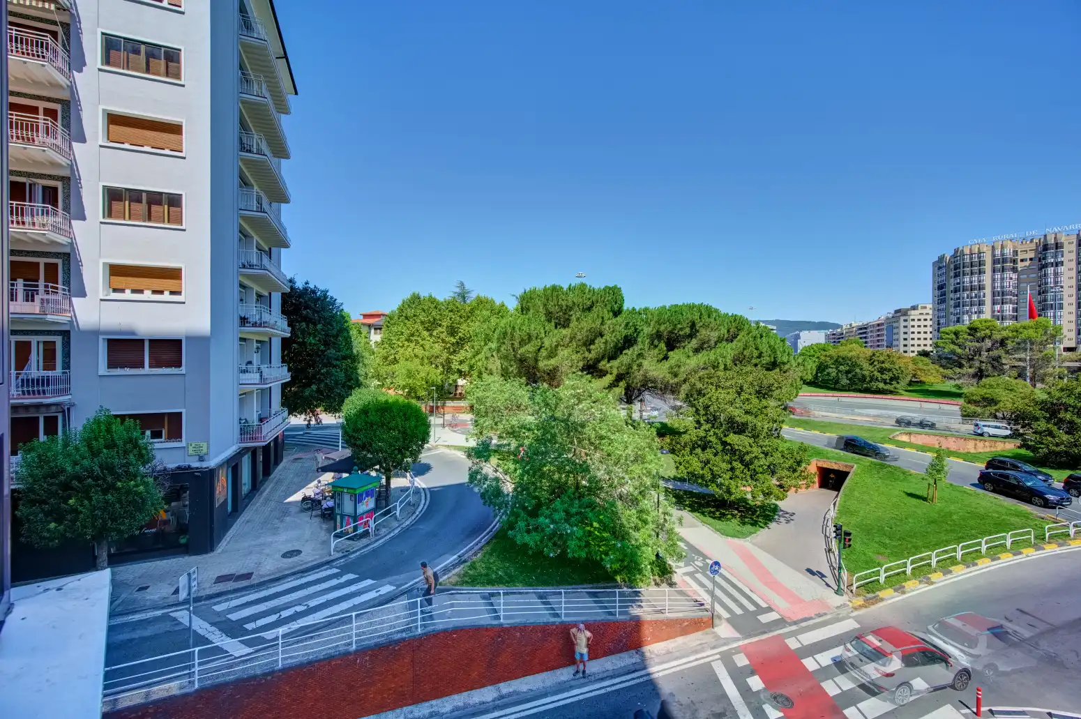 Vista exterior de Pis en venda en  Pamplona / Iruña amb Calefacció, Parquet i Moblat