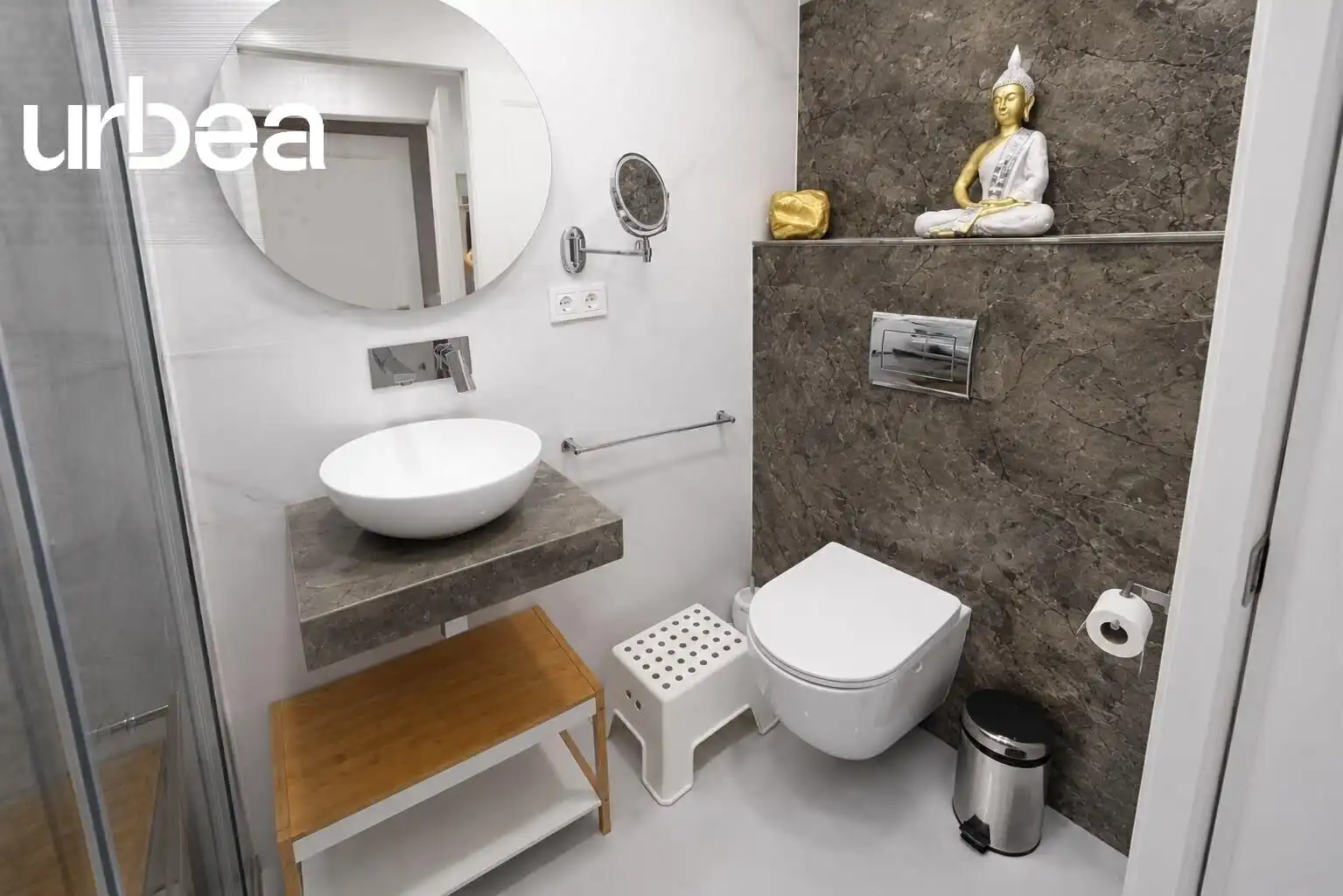 Baño de Casa adosada en venta en Málaga con Aire acondicionado, Jardín privado y Terraza