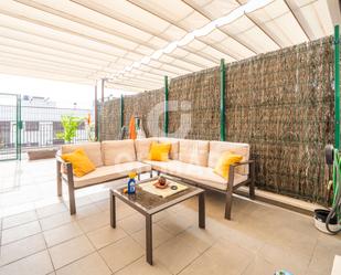 Terrace of Single-family semi-detached for sale in Tres Cantos