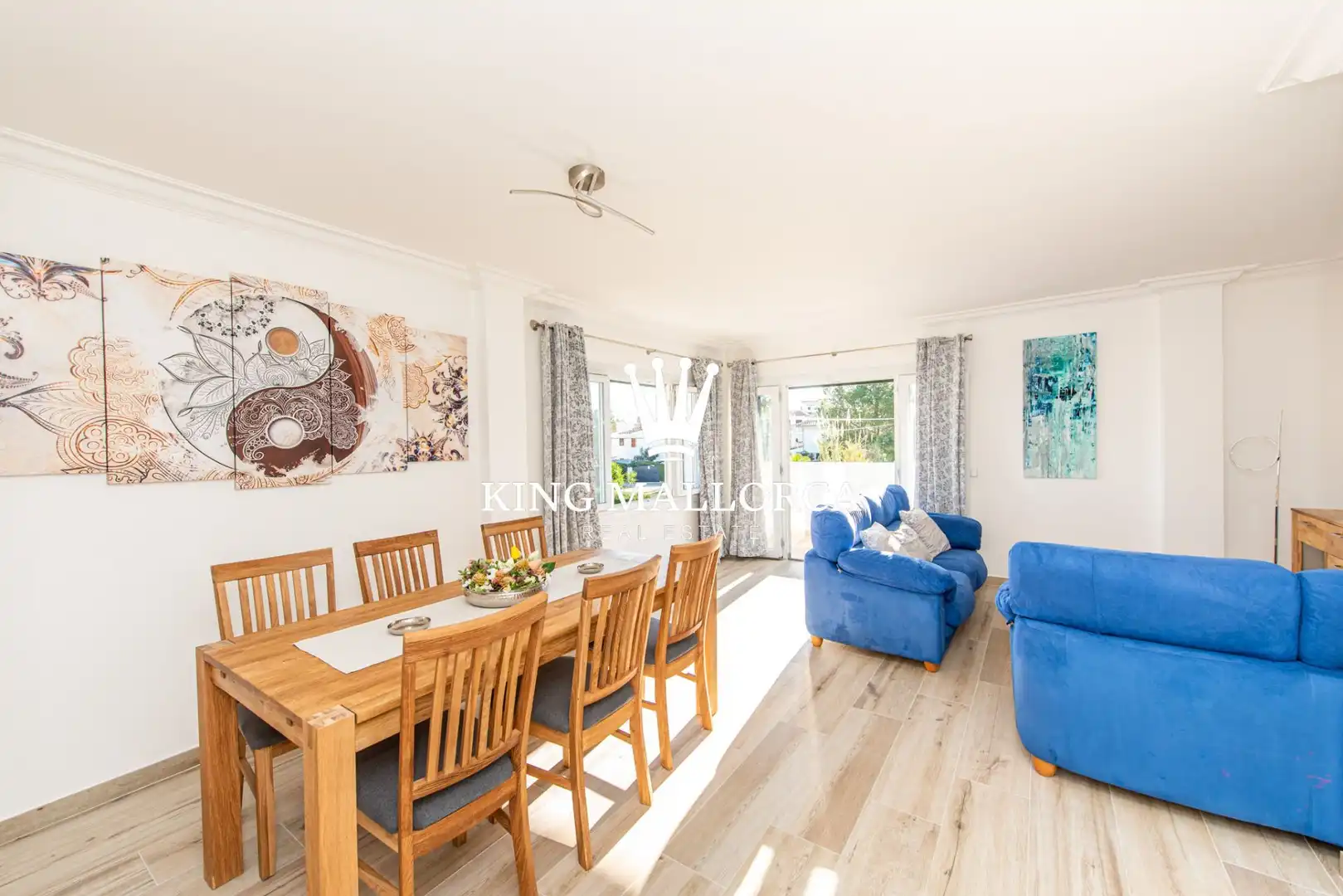 Dining room of Houses for sale in Pollença  with Air Conditioner, Heating and Private garden