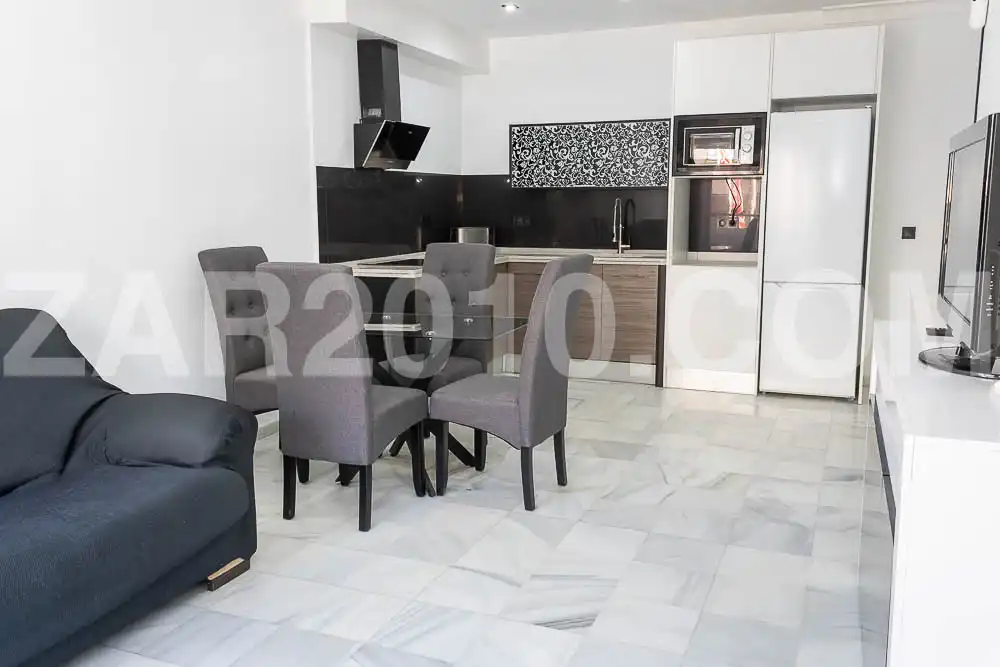 Sala de estar de Apartamento en venta en Garrucha con Aire acondicionado, Terraza y Amueblado