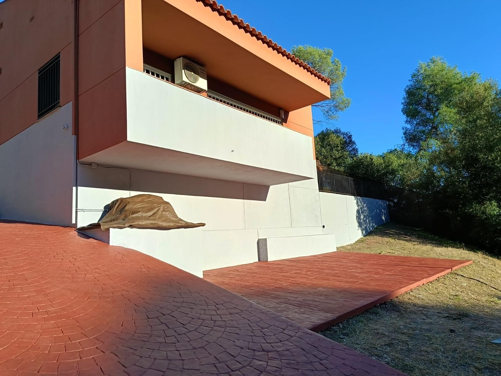 Vista exterior de Casa o xalet en venda en Sant Llorenç Savall amb Calefacció, Jardí privat i Terrassa