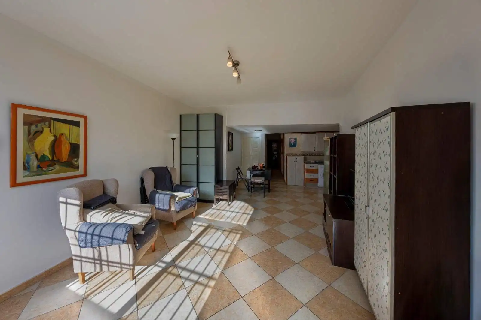 Sala de estar de Casa adosada en venta en Torremolinos con Aire acondicionado, Amueblado y Piscina comunitaria