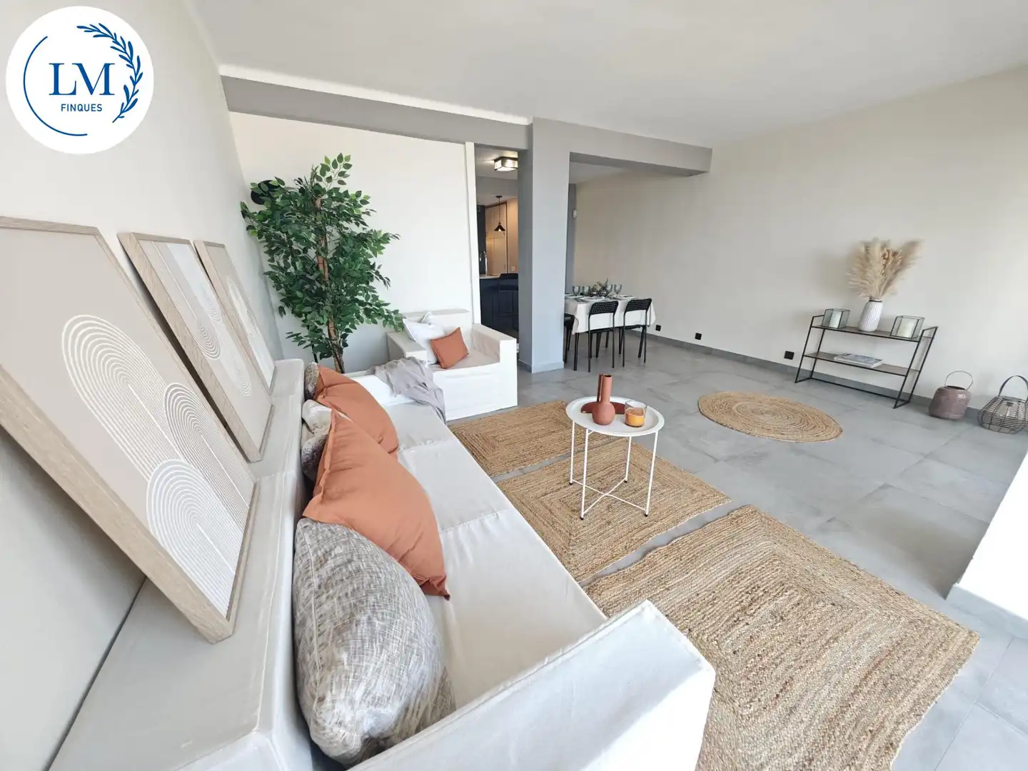 Living room of Flat for sale in Vilanova i la Geltrú  with Air Conditioner, Heating and Terrace
