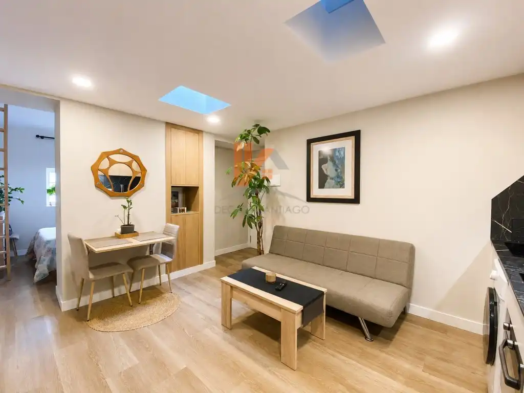 Sala de estar de Apartamento en venta en Santiago de Compostela 