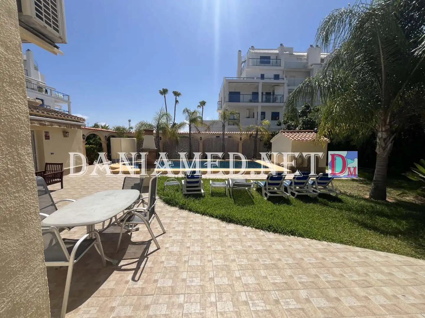 Terrasse von Haus oder Chalet zum Verkauf in Dénia mit Klimaanlage, Heizung und Privatgarten