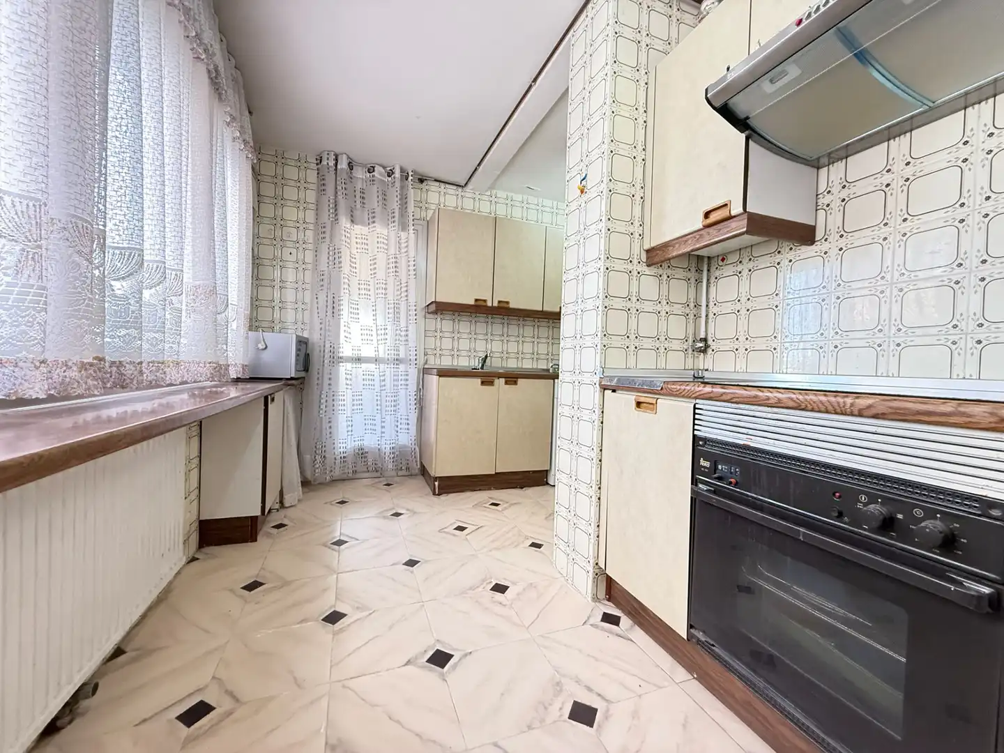 Küche von Wohnung zum Verkauf in Móstoles mit Heizung, Parkett und Terrasse