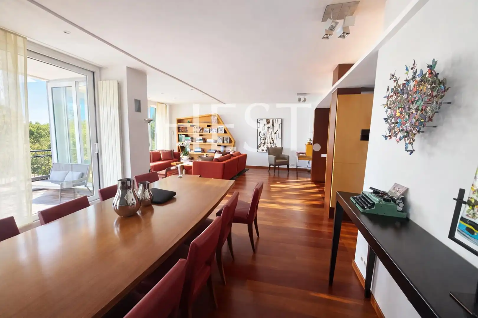 Sala de estar de Piso en venta en Barcelona con Aire acondicionado, Calefacción y Jardín privado