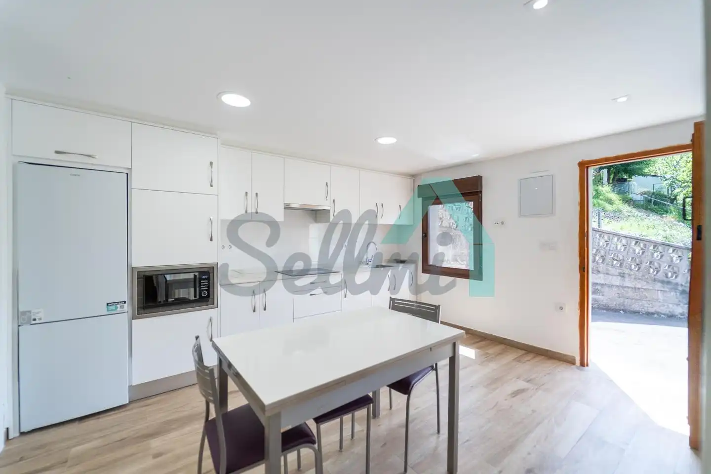 Cocina de Casa o chalet en venta en Laviana con Jardín privado, Parquet y Terraza