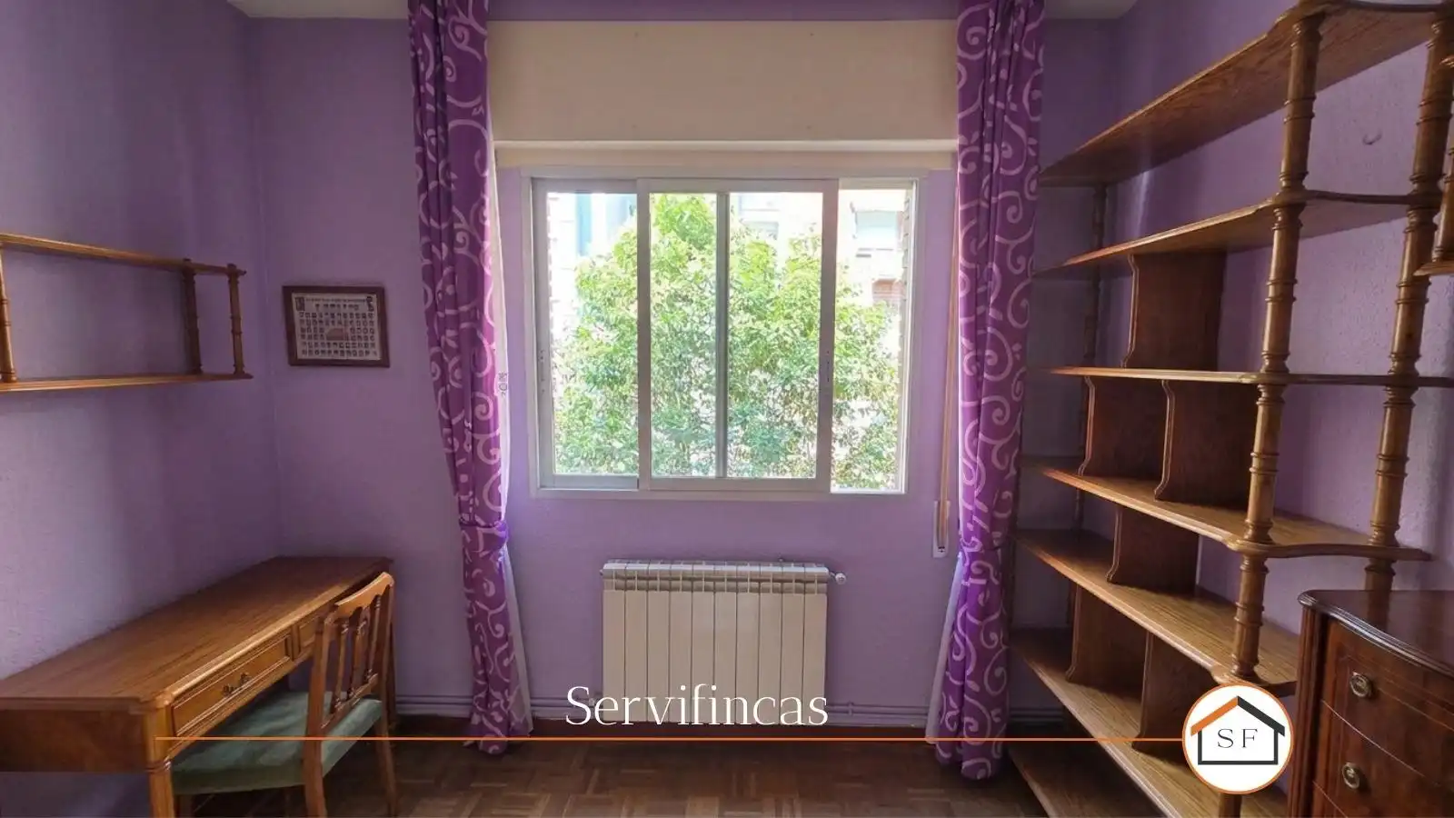 Schlafzimmer von Wohnung zum Verkauf in Madrid mit Klimaanlage, Heizung und Parkett
