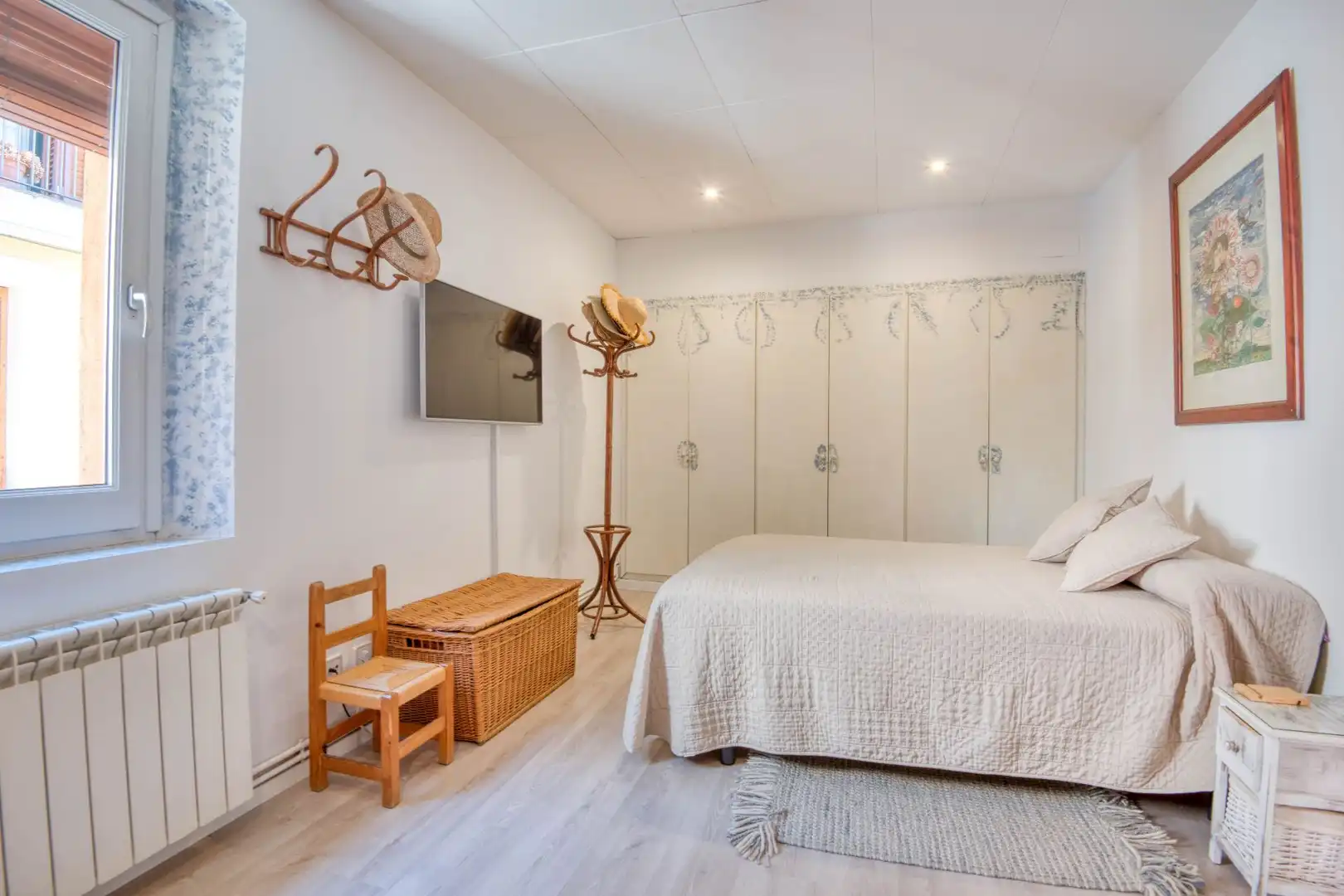 Schlafzimmer von Einfamilien-Reihenhaus zum Verkauf in Sant Feliu de Guíxols mit Klimaanlage, Heizung und Terrasse